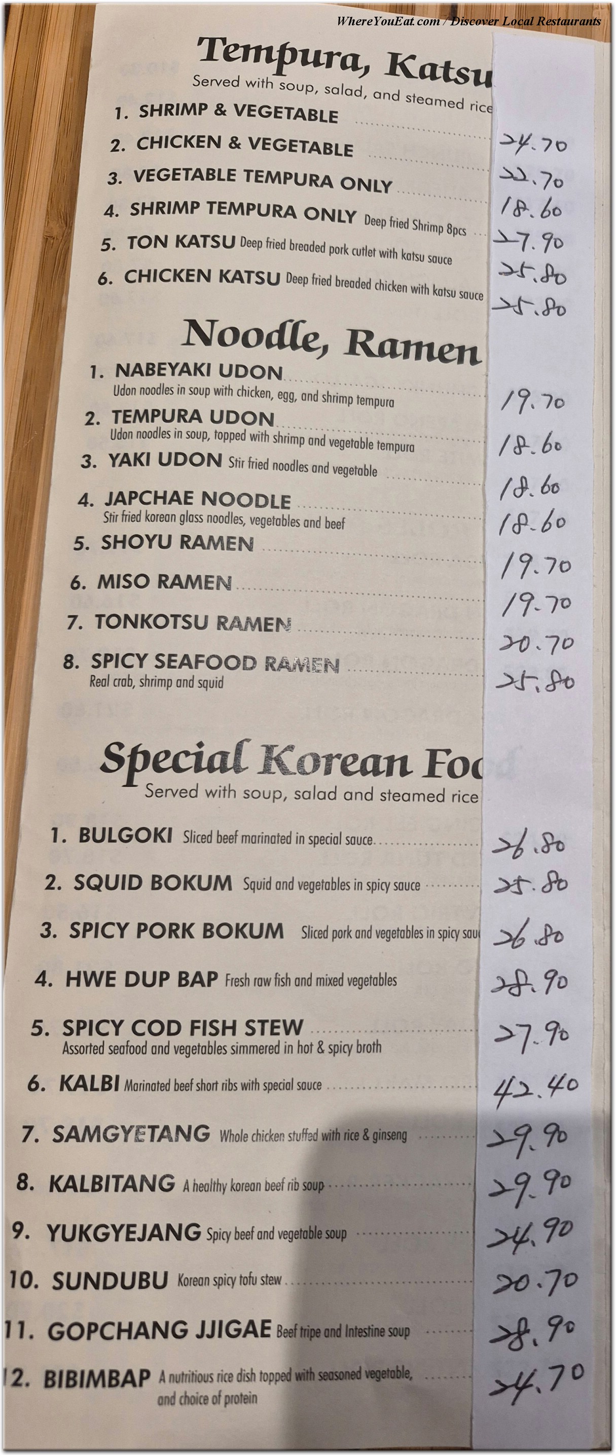 Our Foods
