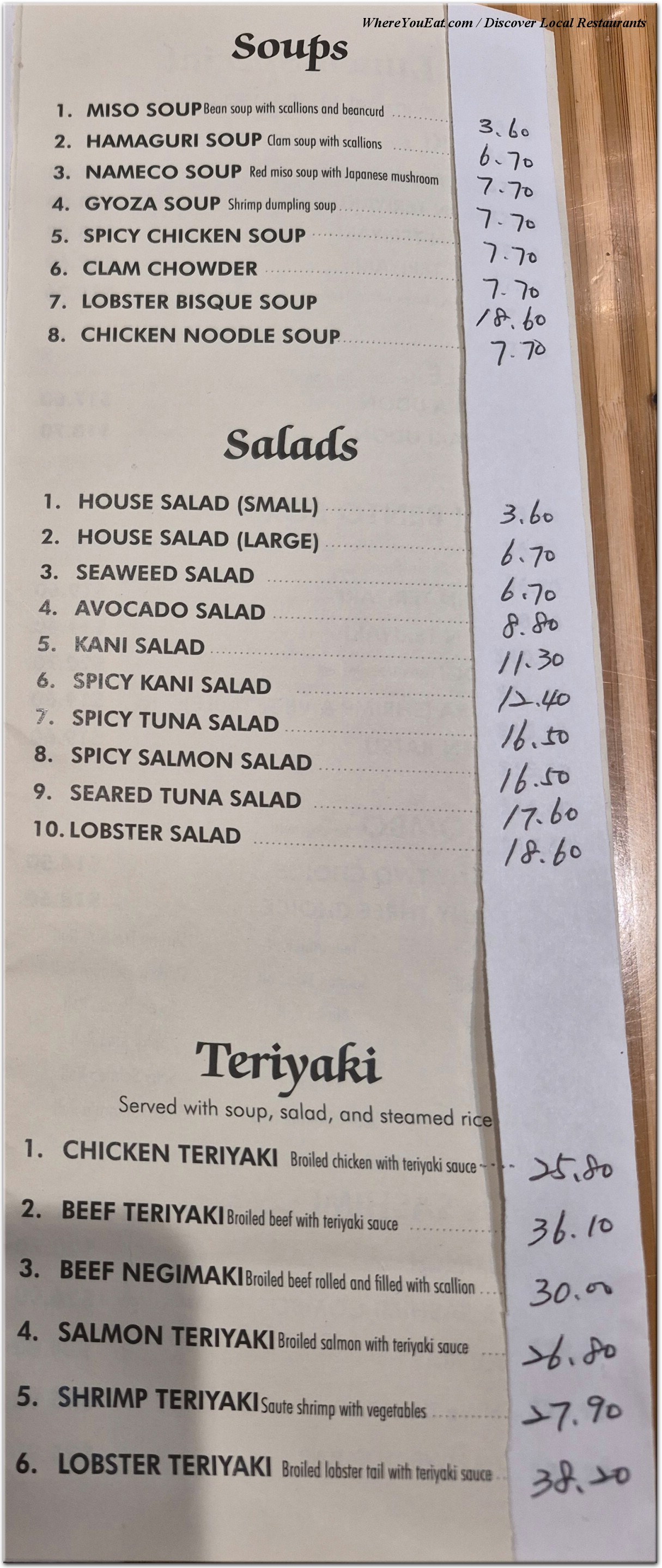 Our Foods